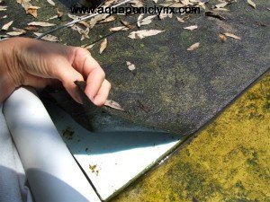 Capillary Matting edge over foam raft