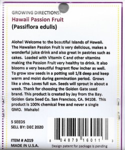 Hawaii Passion Fruit 